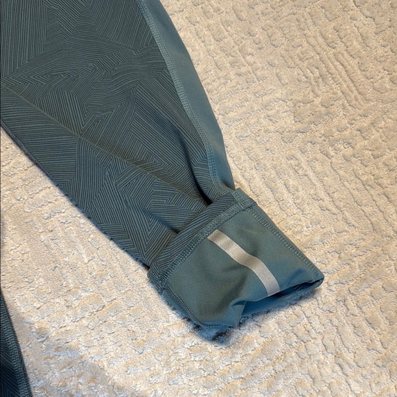 ADIDAS Wanderlust CLIMALITE High-rise Cropped Leggings RAW GREEN Women’s Medium - Picture 8 of 12